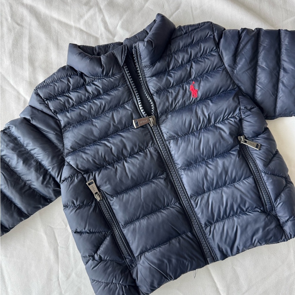 Ralph Lauren Dark Navy Quilted Puffer Jacket